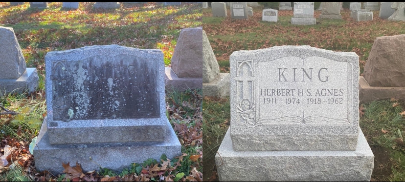 Single stone/slant marker