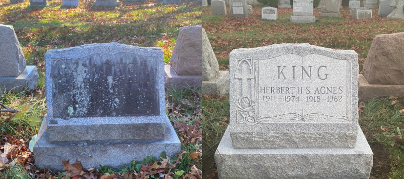 Headstone Cleaning